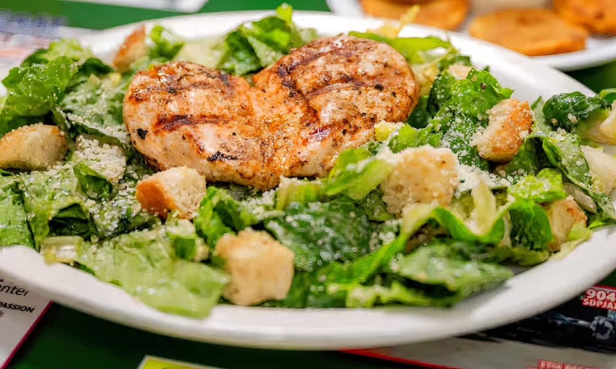 Chilled Chef Salads with Boiled Egg