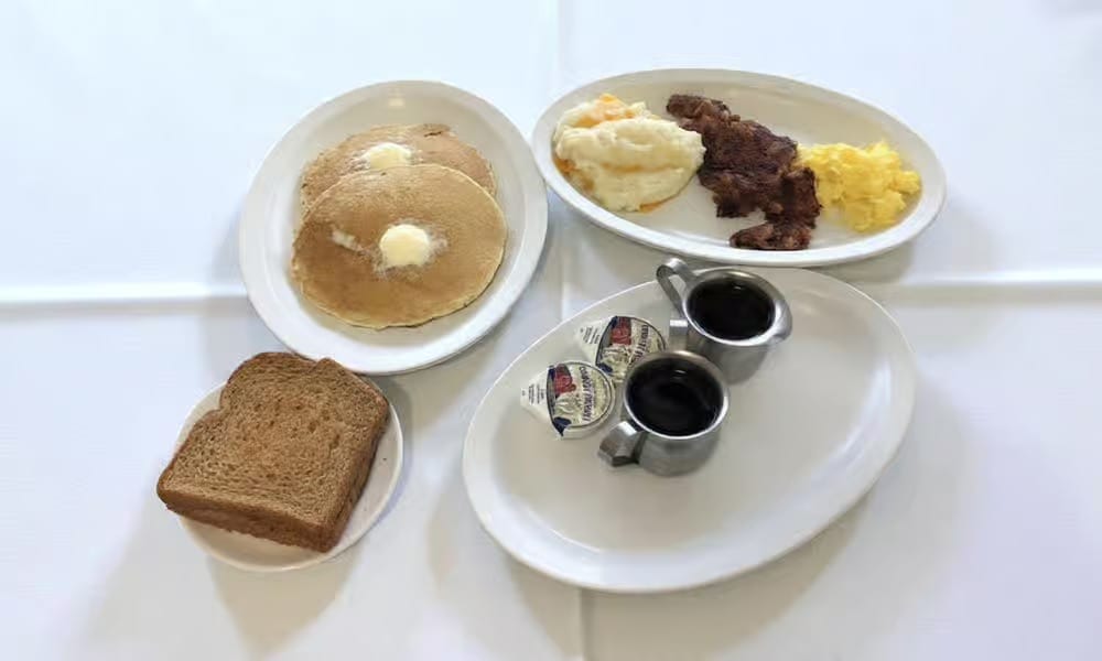 Short Stack with Two Eggs.