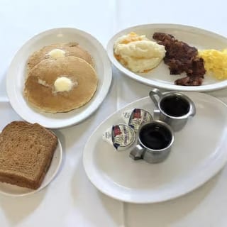 Short Stack with Two Eggs