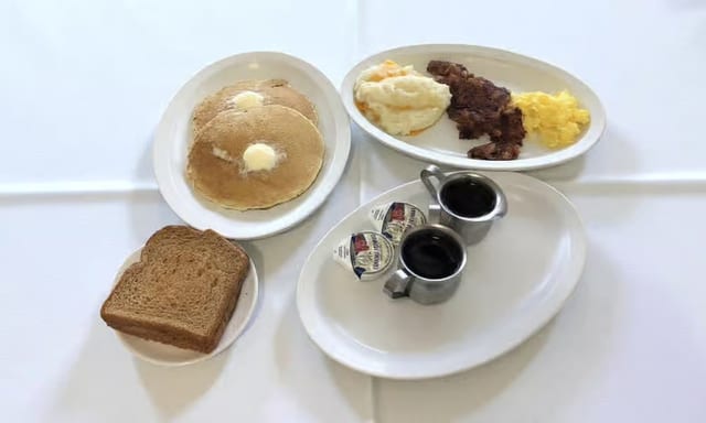 Short Stack with Two Eggs.