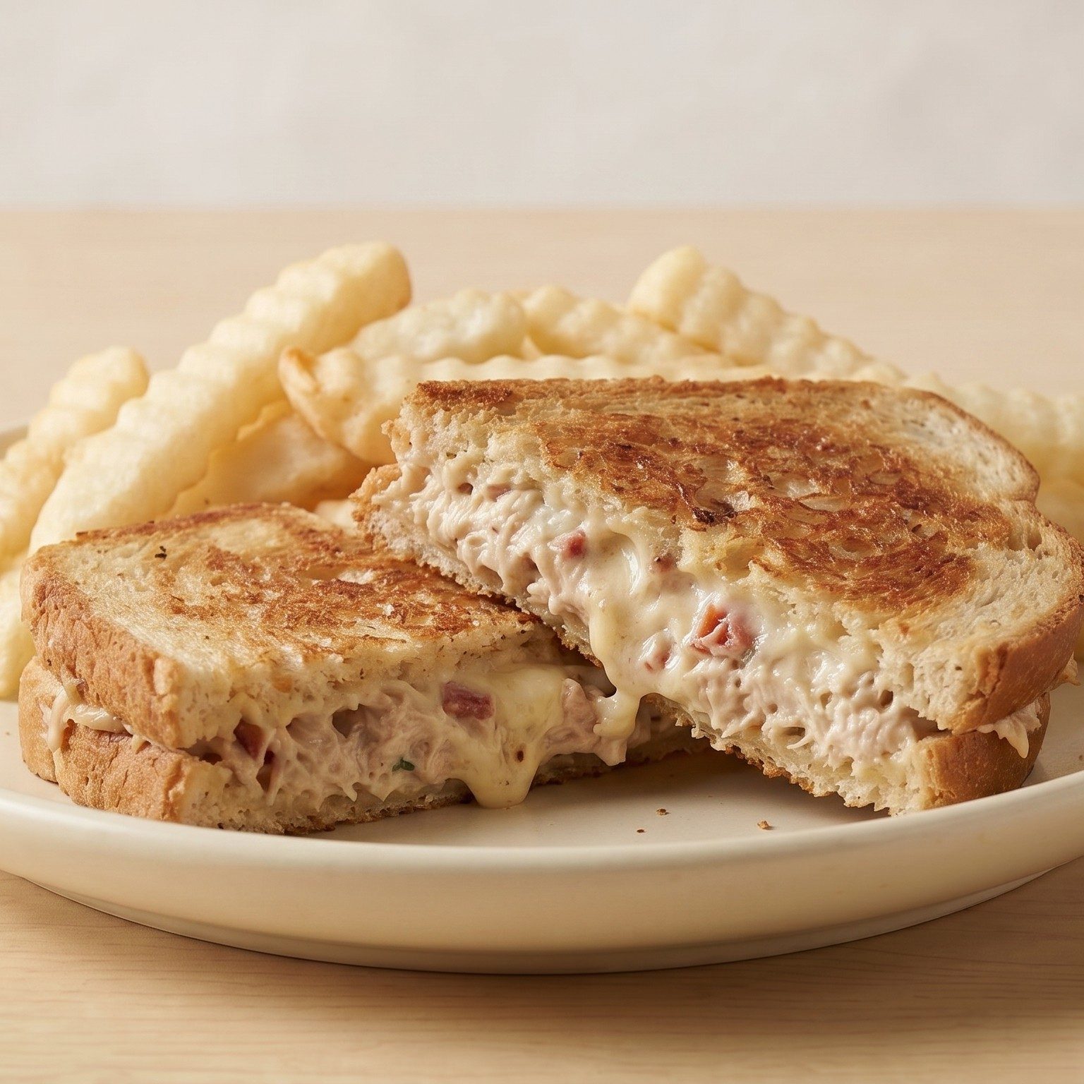 Tuna Salad Melt on Rye.