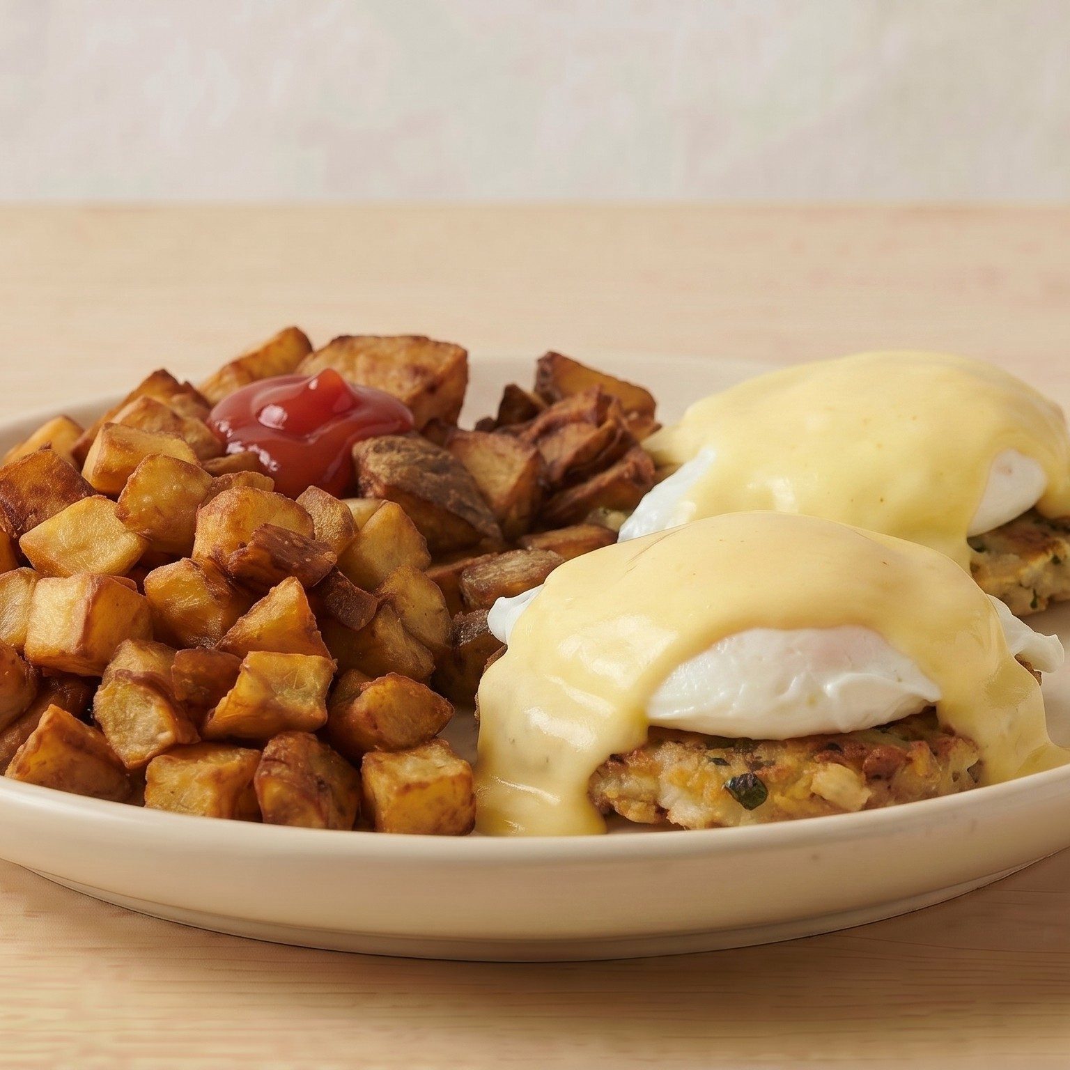 Crab Cake Benedict.