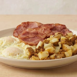 Baked Ham & Eggs