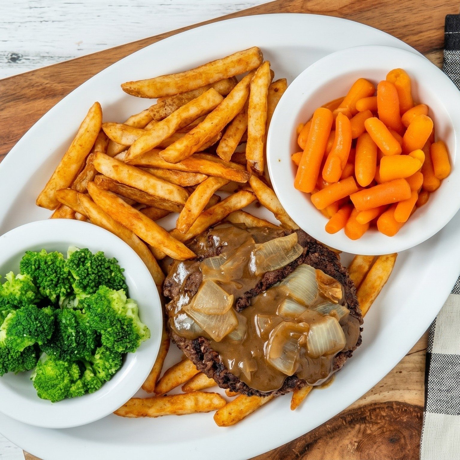 Hamburger Steak.